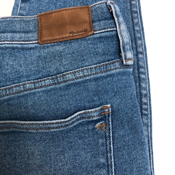 MADEWELL 10 in High-Rise Skinny Crop Denim Jeans 31 - Picture 6 of 15